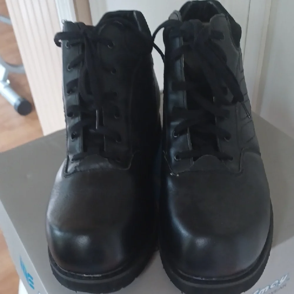 Black Chukka Boots Orthopedic Boots Extra Wide 9951 Size 12 4E